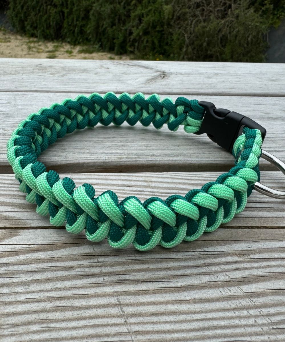 Dark mint - Colliers paracorde chien - sharkJaw