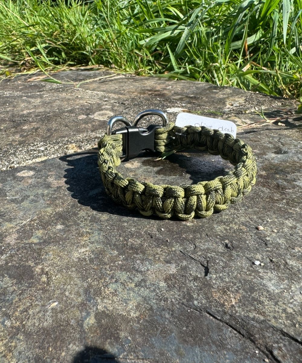 Olive Drab - Colliers paracorde chien - Cobra