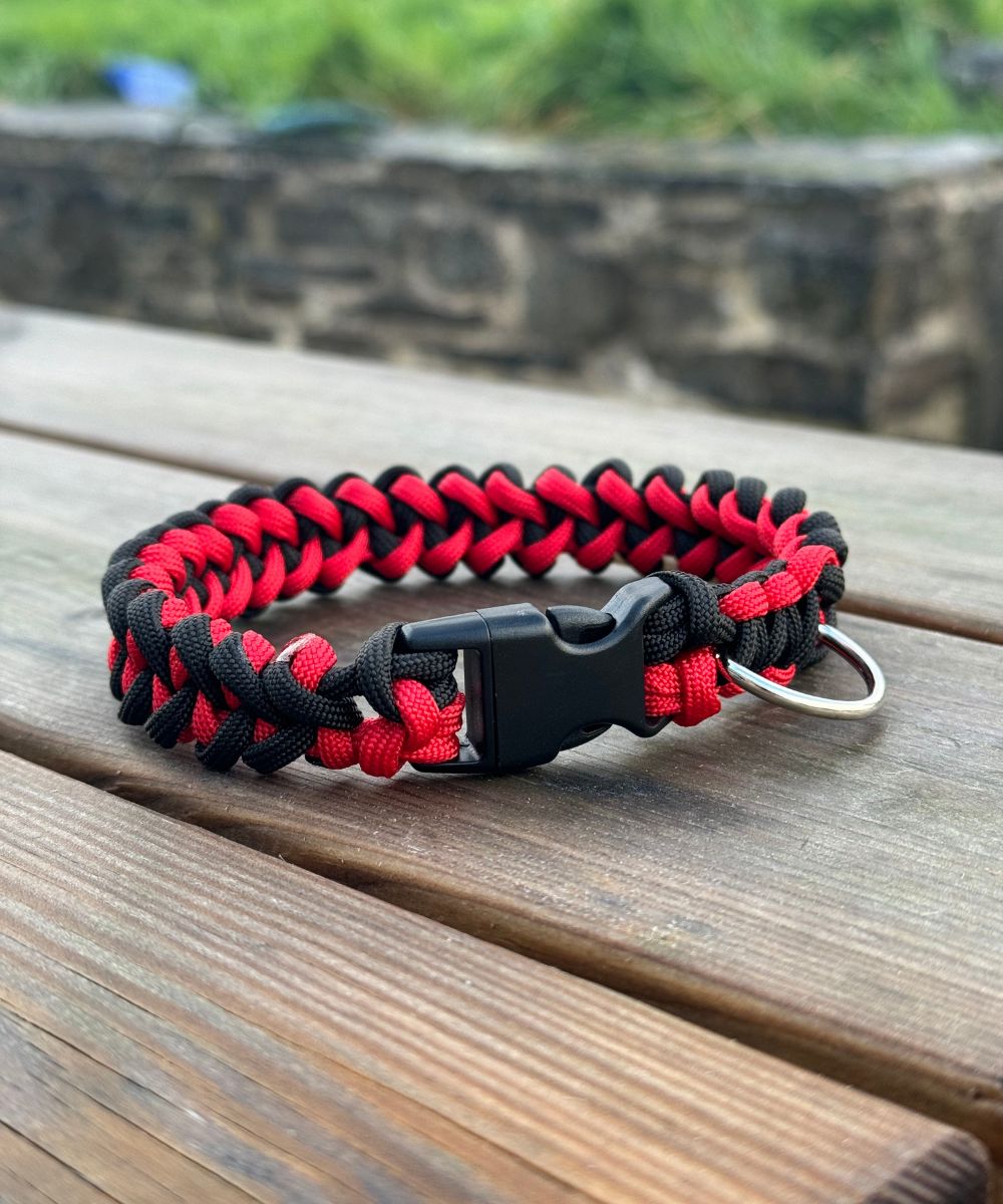 Berry beautiful - Dog paracord collars - sharkJaw