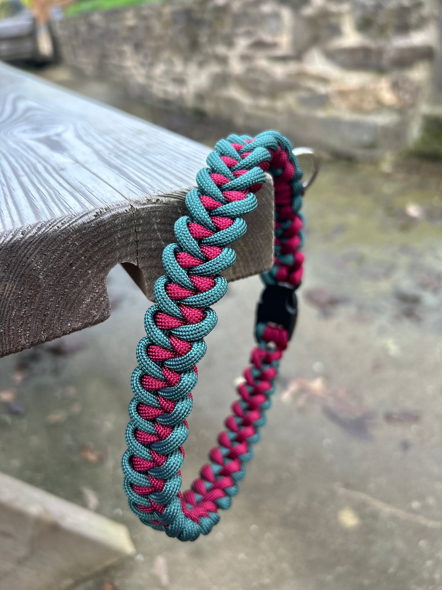 Forest chic - Dog paracord collars - SharkJaw