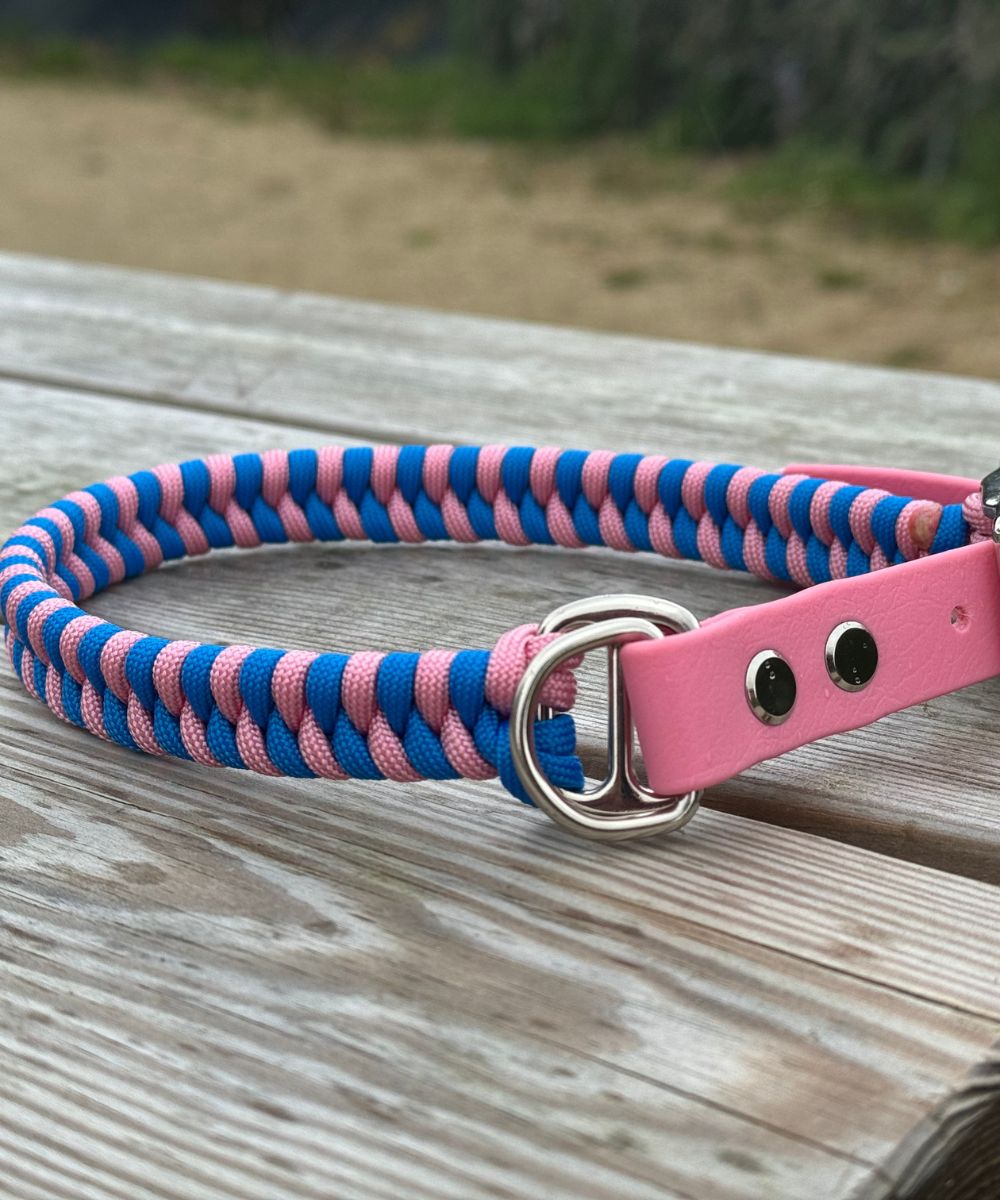 Berry beautiful - Dog paracord collars - sharkJaw