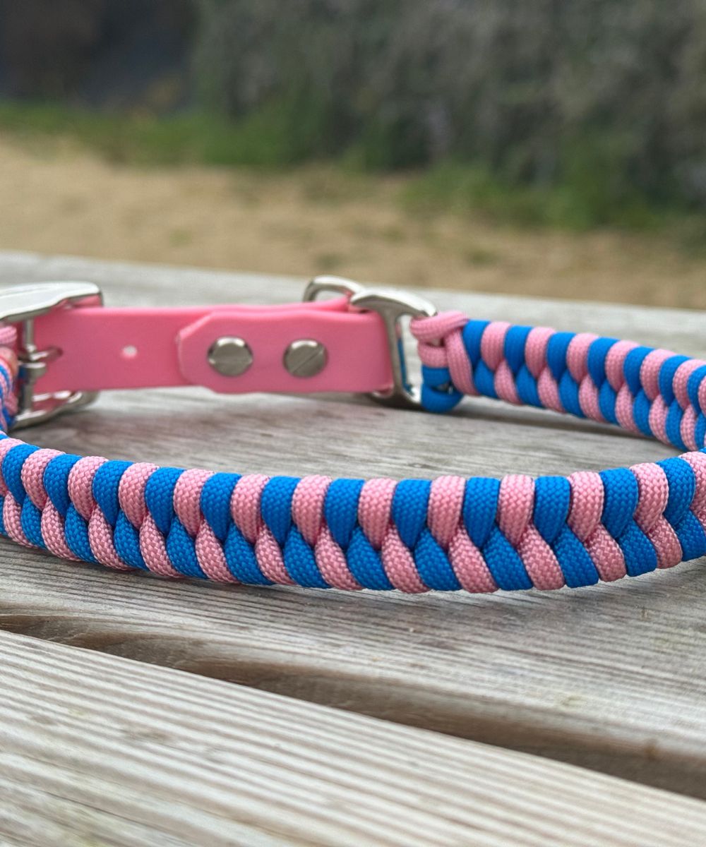 Berry beautiful - Dog paracord collars - sharkJaw